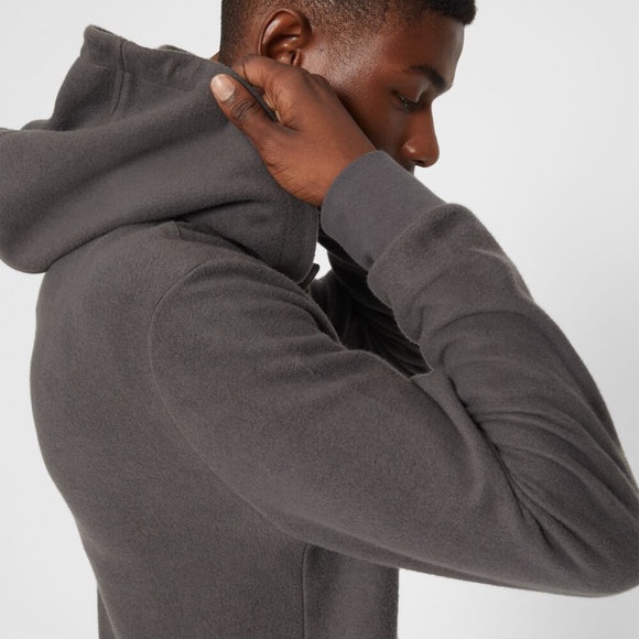 Brushed Hoodie - New With Tags - NEVER WORN - Washed Black - Picture 3 of 5